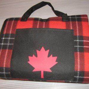 Red Plaid Picnic Blanket New Without Tags